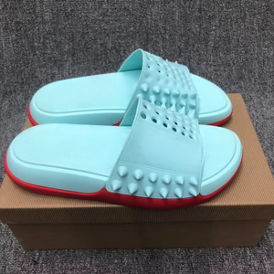 Sandalias Personalizadas con Remaches, Sandalias de Diseñador de Lujo, Pantuflas de Marca Privada, Pantuflas para Hombre, Suela Gruesa de Doble Capa, Unisex - Product Image 3