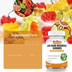 OEM Fungies Lion's Mane Brain Health Gummy Suplemento alimenticio Lions Mane Mushroom Extract Gummies - Product Image 5