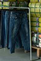 WS22 Jeans Skinny en Denim d'Occasion pour Femme, Tendance Estivale, Vente en Gros, Marque Chinoise Ldxq