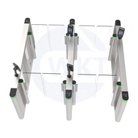 Wan Cartoon Anti-Talonnage Swing Porte Coulissante Embarquement Barrière Optique Haute Vitesse Douane Ab Porte Tourniquet
