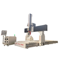 Portique mobile 5 axes Cnc Router 3d Wood Foam Carving Cnc