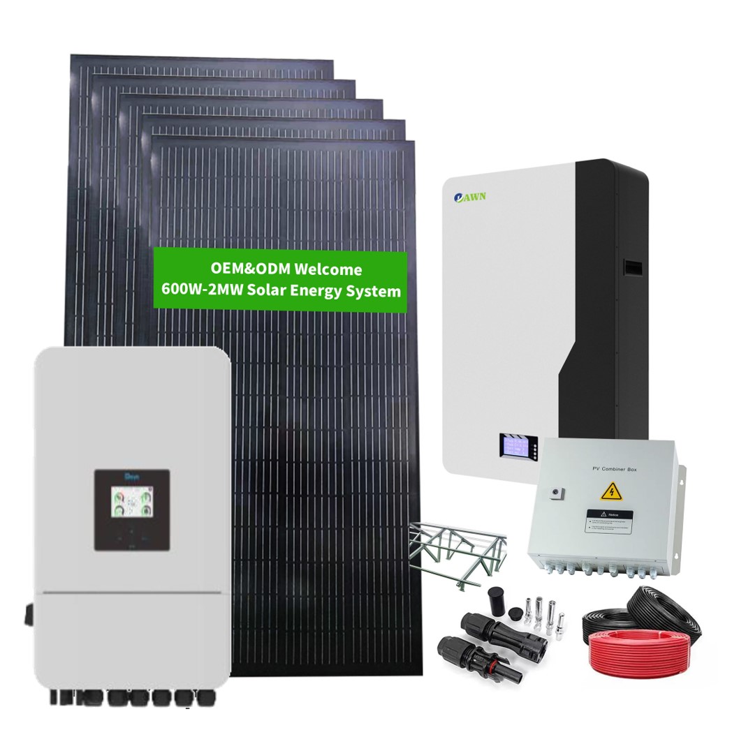 Supply Hybrid on Grid Off Grid Solar Energy System 6KW 5KW Power Solar Kit Panel for Home and Industrial Use