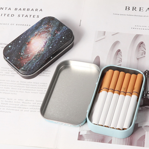 Caja de cigarrillos de hojalata de Metal FuTeng, 12 Uds., paquete de tabaco de bolsillo para cigarrillos, caja de humo impermeable, accesorios para fumar al por mayor - Product Image 4