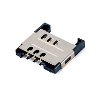 Connecteur de support de carte SIM MUP-C734 6P, support de carte à puce pour souris intelligente, éclairage intelligent, vente chaude en Israël, Inde, Malaisie