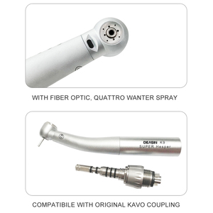 หัวกรอฟันด้วยความเร็วสูงแบบมือหมุนพร้อมแบริ่งเซรามิกกังหันงานทันตกรรม - Product Image 2