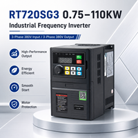Variateur de fréquence vectoriel industriel haute puissance RT720G3 0,75~110KW pour le contrôle de la vitesse des ventilateurs, des pompes à eau et des moteurs