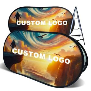 Custom Printed Folding Horizontal Pop-up A-<b>Frame</b> Banner for Outdoor Advertising Portable Golf & Sport Event Promotion - Product Image 6