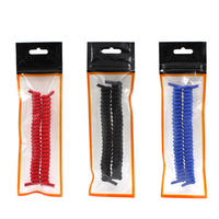 Personnalisé Ronde Twisty Printemps Lacets Sans Cravate Bouclés Élastique Lacets pour Enfants et Adultes