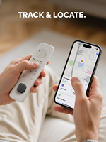 Traceur GPS pour chien certifié MFI avec fonction anti-perte, compatible avec l'application Find My, batterie rechargeable, matériau plastique
