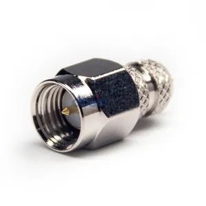 SMA Male Coax Straight Connector to Crimp RG58 Coaxial Cable