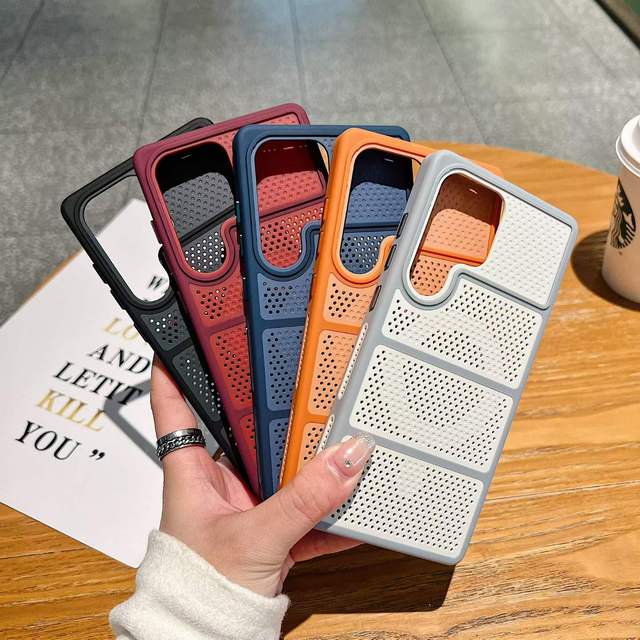 Heat Dissipation Phone Case for iphone 18 17 16 15Pro Max Phone Accessories for samsung S26 S25 ultra Magnetic case