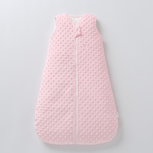 OEM Sans Manches 2.<span class=keywords><strong>5</strong></span> <span class=keywords><strong>Tog</strong></span> 100% Coton Polaire Nouveau-Né <span class=keywords><strong>Hiver</strong></span> Chaud Fermeture Éclair Bébé Sac de Couchage En Coton Bio - Product Image 4