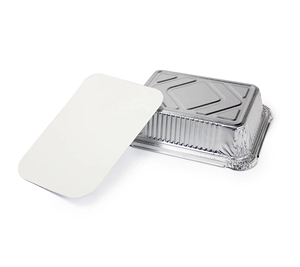 ถาดฟอยล์อลูมิเนียมสำหรับบรรจุอาหารแบบใช้แล้วทิ้ง ขนาดเล็ก ยี่ห้อ RE3G รับผลิตแบบ OEM/ODM พร้อมโลโก้ - Product Image 4