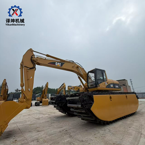 Excavadora Anfibia Usada de Alta Potencia Cat 320CL, Excavadora Anfibia Caterpillar 320 para Uso en Pantanos, Zonas Húmedas, Ríos - Product Image 4