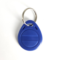 13.56mhz ABS UID réinscriptible rfid porte-clés tag jeton contrôle d'accès Mifare desfire ev2 porte-clés logo personnalisé