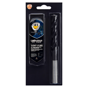 Foret en carbure Ta1047 à 6 cannelures, tolérance H7, revêtement nano pour machines-outils - Product Image 2