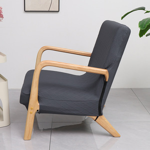 <span class=keywords><strong>Funda</strong></span> de Silla Simple de Color Sólido con Patrón de Diamantes, Gruesa, Antideslizante, Resistente al Polvo, Apta para Salas de Conferencias - Product Image 2