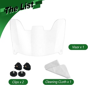 Visière <span class=keywords><strong>de</strong></span> <span class=keywords><strong>football</strong></span> <span class=keywords><strong>américain</strong></span> miniature transparente ou teintée pour <span class=keywords><strong>casque</strong></span> <span class=keywords><strong>de</strong></span> <span class=keywords><strong>football</strong></span> <span class=keywords><strong>américain</strong></span> miniature - Product Image 4