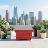 Vente directe d'usine Futian de moules en béton, grands moules pour pots de fleurs de jardin, de cour et de parc