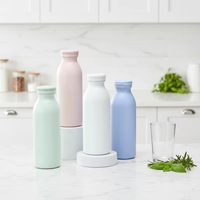Bouteille d'eau isotherme personnalisée en acier inoxydable 304, double paroi, design moderne, 350 ml/450 ml/600 ml