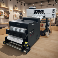 Imprimante DTF semi-automatique grand format A1 AutiaDigital 60 cm rouleau à rouleau avec 2 têtes Xp600 I3200, agitateur et sécheur pour usage domestique