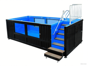 Conteneur extérieur magique Sinoy de 20 pieds avec terrasse, piscines conteneurs, piscines avec spa - Product Image 2