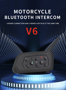 Casco de Motocicleta Toucare V6 con Sistema de Comunicación de 1200 Metros, Auriculares Impermeables IP5, Intercomunicador de 6 Vías ABS - Product Image 5