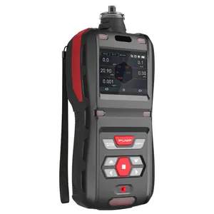 Bơm xách tay đa Gas Detector 5 trong 1 báo động LEL O2 H2S co CH4 gas Leak Detector CO2 gas annlyzers thay thế MSA BW