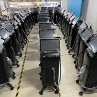 Nouvelle Machine Laser Diode Puissante pour Épilation Médicale, 4 Ondes (755nm, 810nm, 808nm) avec Technologie Ice et Diode, Épilation au Laser Titane