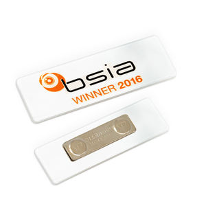 Targhette Personalizzate con Logo in Plastica, Etichette Acriliche con Spilla di Sicurezza per Abbigliamento - Product Image 4