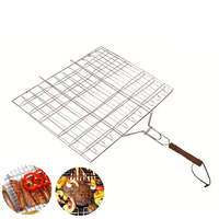 Top Standard 30cm rond fer maille Barbecue gril Net prix raisonnable treillis métallique plateau outils de barbecue essentiels