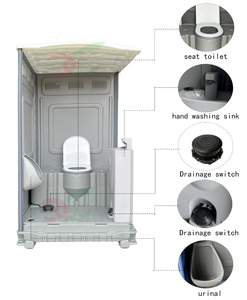Public HDPE Plastic <strong>Flash</strong> Mobile Restroom Public WC Outdoor Portable Chemical <strong>Toilet</strong> for Sale - Product Image 3