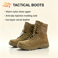 Bottes de randonnée et d'alpinisme SIKE printemps-automne légères, imperméables, antidérapantes, résistantes à l'usure, avec fourrure et lacets, pour le désert