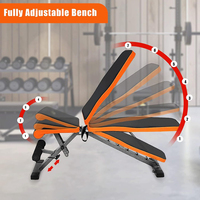 Banc de musculation pliable multi-positions pour la maison, banc d'entraînement stable pour les exercices de renforcement de la poitrine, des épaules, du dos et des abdominaux