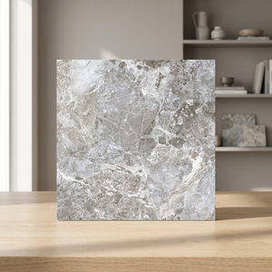 Emperador Crystal 60x60cm Glossy Polished Porcelain Tiles Luxury Gold Marble Effect Flooring - Product Image 2