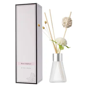 Produk Laris Aroma Terapi Kerucut Bebas Api Tahan Lama Estetika Luar Biasa 200Ml Minyak Esensial Dupa Reed Diffuser