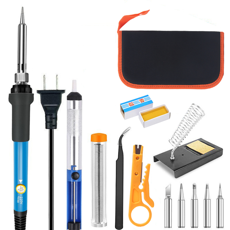 60W Adjustable Temperature Electric Soldering Iron