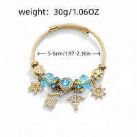 Gelang Zodiak Bintang Peri Lapis Emas Anti Air dari Baja Tahan Karat, Produk Terlaris Tiktok Fanhua Jewelry