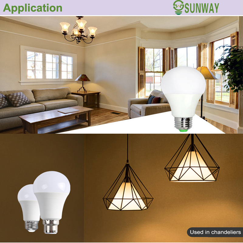 110lm/w E27 B22 3w 5w 7w 9w 12w 15w 18w led globe bulb bombillos AC85-265V DC12V 3000K 4000K 6000K 7000K