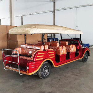Vente directe en usine de voiture électrique de luxe vintage classique pour navette de villégiature voiture de tourisme à l'ancienne bus de tourisme - Product Image 6
