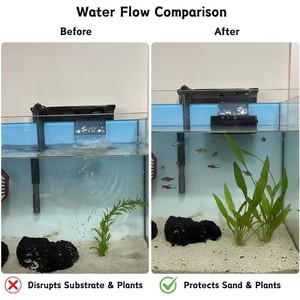 AT43-Calmer für Betta-Fische und Garnelen – Kompatible Aquarienfilter-Düse mit Saugnäpfen für HOB-Fischbecken zur Strömungsregulierung & Oberflächenberuhigung - Product Image 6
