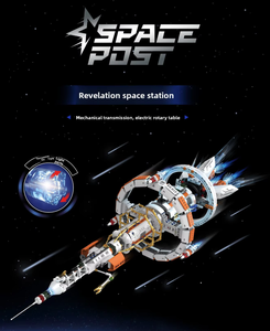 Set di Blocchi da Costruzione Stazione Spaziale in Plastica ABS, Giocattolo Educativo a Tema Fantascienza e Sci-Fi, 1583+ Pezzi, Gioco Fai-da-Te per Bambini - Product Image 1