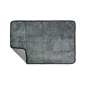 Car Wash <b>Towel</b> Microfiber Grey <b>Extra</b> Thick Absorbent <b>Large</b> Size For Vehicle Cleaning - Product Image 4