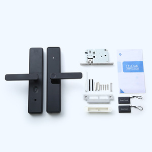 Wenxun Smart Fingerprint <b>Lock</b> S078M Black For Wooden Doors Home Hotel Office App Control - Product Image 1