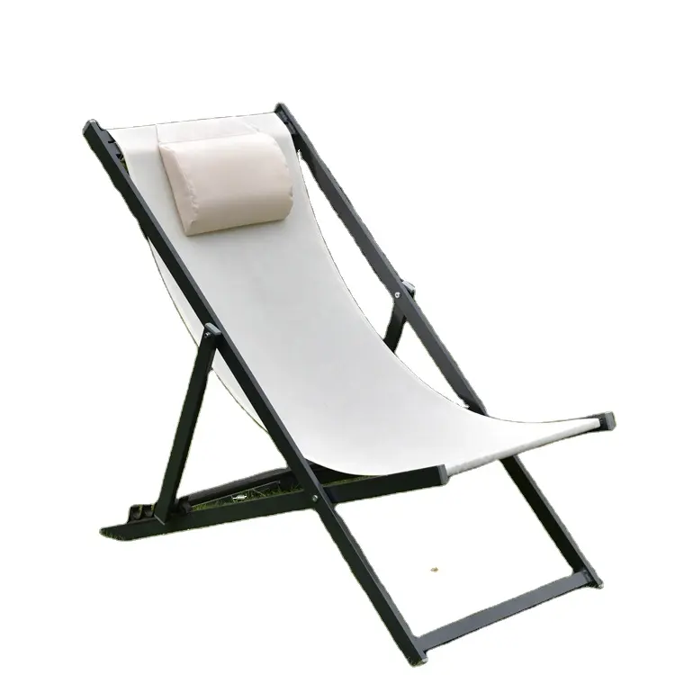 UKEA Factory Outlet Outdoor Furniture Foldable Folding Deck Chair Folding Sling Chair