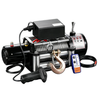 Cabrestante Eléctrico de Alta Tensión 12V 24V al por Mayor de Fábrica para Rescate Todoterreno y Remolque, Soporte OEM, Cabrestante Eléctrico Personalizado
