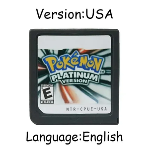 Cartouche de jeu vidéo pour console DS de la série Pokémon, pour NDS 3DS Platinum Pearl Diamond HeartGold SoulSilver, en plastique - Product Image 4
