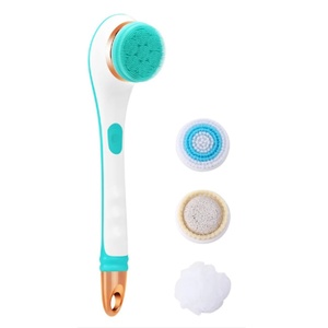 Brosse de nettoyage corporelle sans fil en silicone avec logo personnalisé pour le bain - Product Image 1