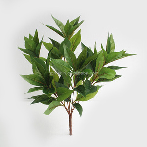 Venta caliente de plástico plantas artificiales verde al aire libre de la pared de la hoja - Product Image 5