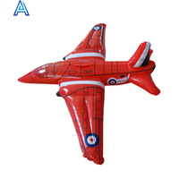 Jouet d'avion gonflable en PVC durable de haute qualité à bas prix pour la promotion publicitaire